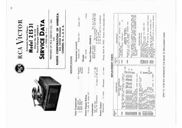 RCA-2ES31_RS142 ;Chassis Send also 930409 5 changer-1952.RCASN.Gram preview
